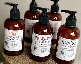 Goat Milk Hand & Body Wash- Liquid Soap