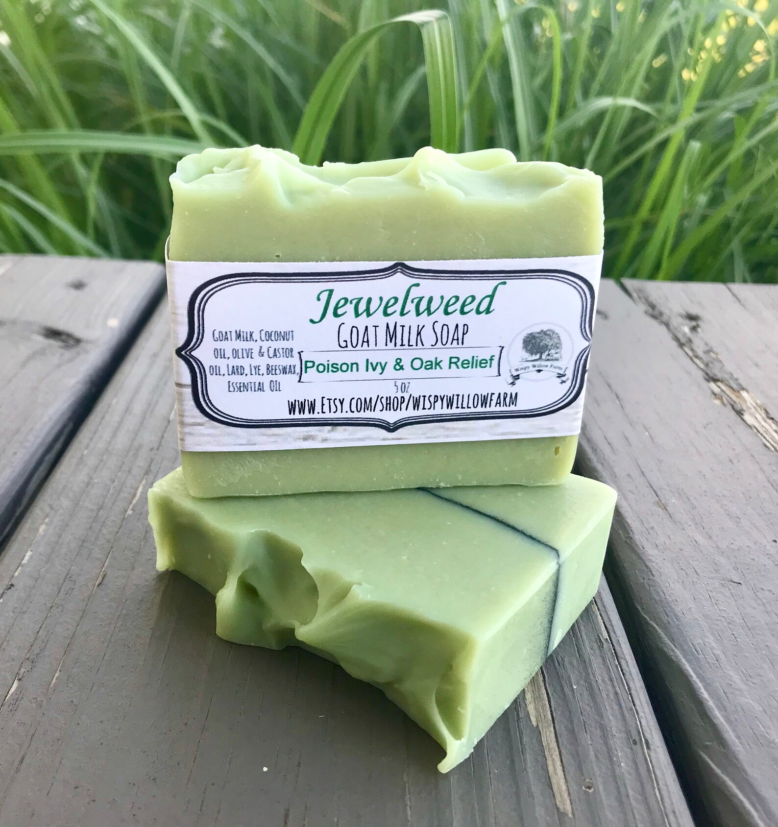 Jewelweed Poison Ivy Goat Milk Soap Etsy