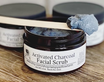 Activated Charcoal Facial Scrub