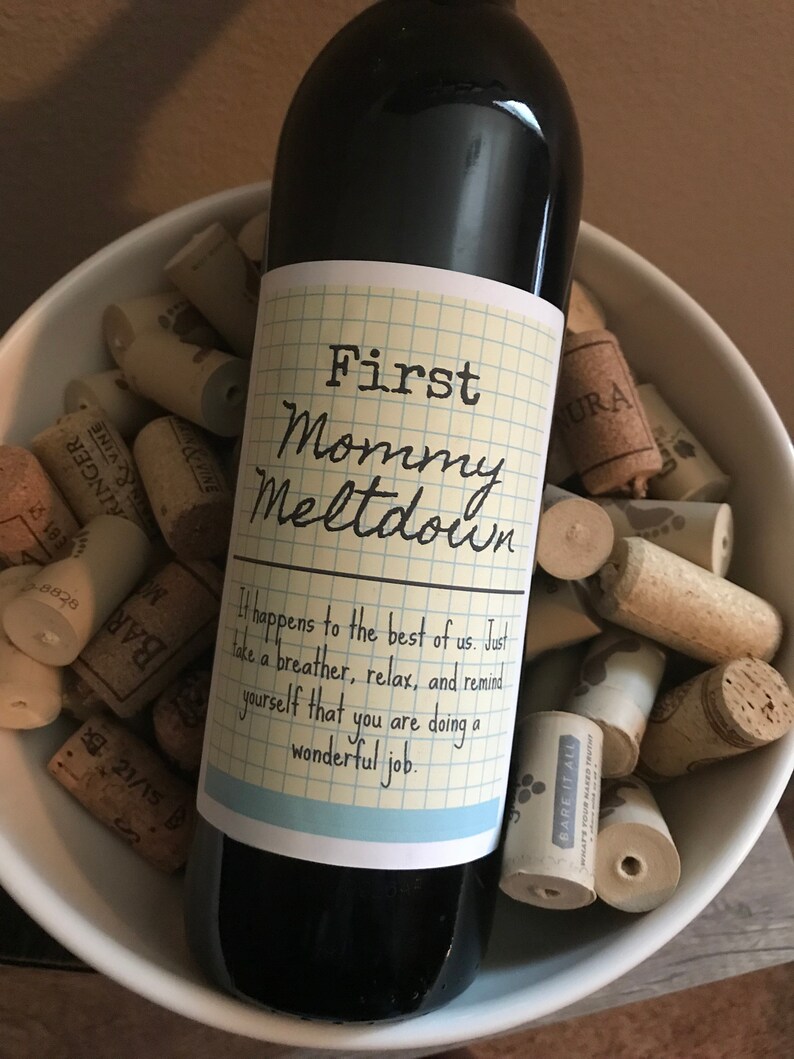 Mother Milestone Wine Labels Baby Shower Gift New Mom Gift Etsy Mother Milestone Wine Labels Baby Shower Gift New Mom Gift Etsy