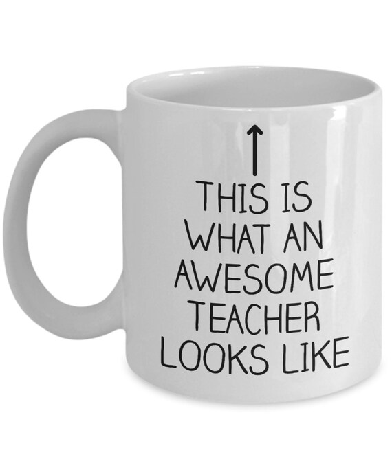 Mug-tastic Tazza 'This Is What An Awesome Teacher Looks Like' - Ceramica 312 Ml, Lavabile In Microonde E Lavastoviglie, Idea Regalo Insegnante - 2