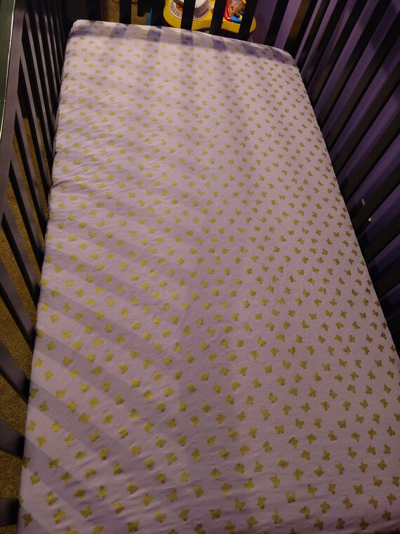 metallic gold crib sheets