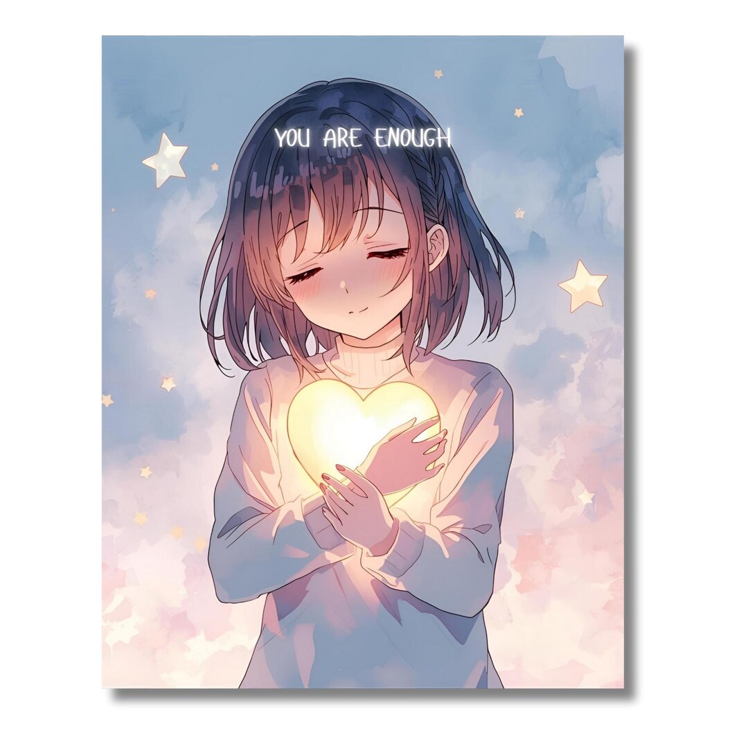 Anime Girls Watercolor Poster Set – Inspirational Kids Room Decor - Etsy