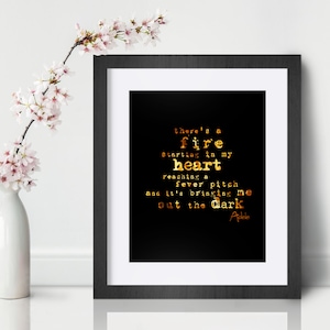 Blaine Lee Inspirational Wall Art Print Motivational Quote Poster Decor Gift her