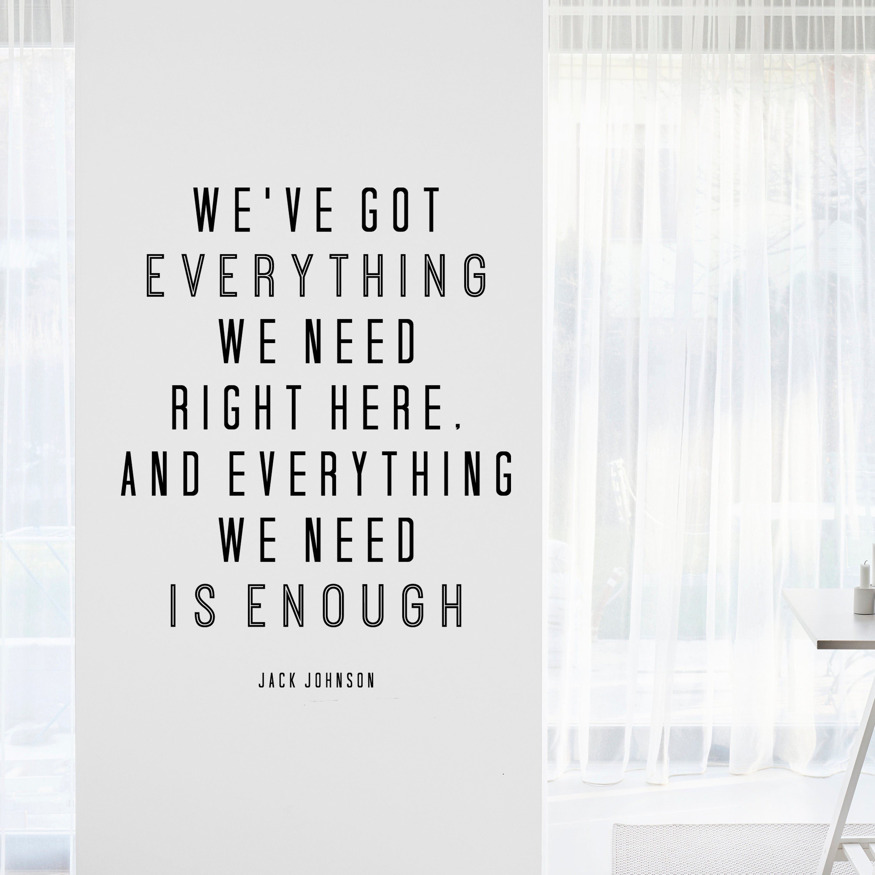 Jack Johnson We've Got Everything Inspirational - Etsy