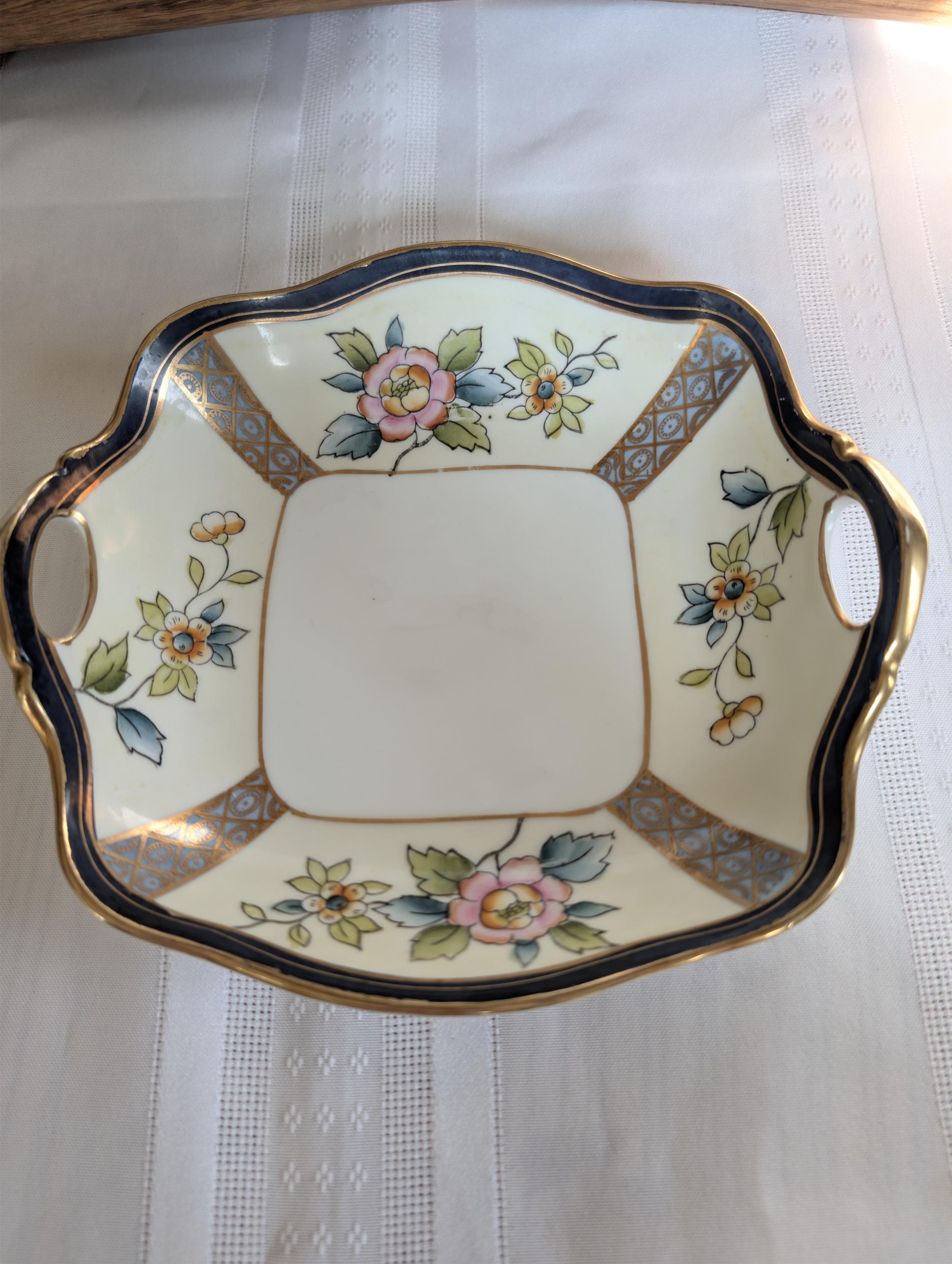 Noritake Gold Square Plates - Etsy