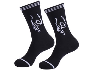 TheFun-Z Custom Eiffel Tower Socks Novelty Funny Cartoon Crew Socks Elite Casual Socks TheFun-Z Custom Eiffel Tower Socks Novelty Funny Cartoon Crew Socks Elite Casual Socks