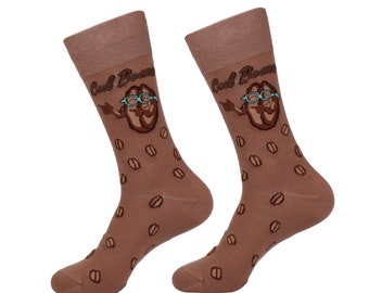 Coffee Socks Fun Novelty Socks Cool Beans Coffee Gifts for Coffee Lovers Funny Meme Socks Funky Socks