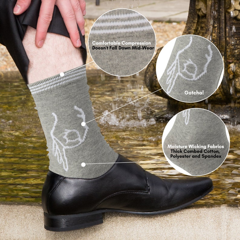 Circle Game Funny Meme Socks Gotcha Novelty Groomsmen Etsy