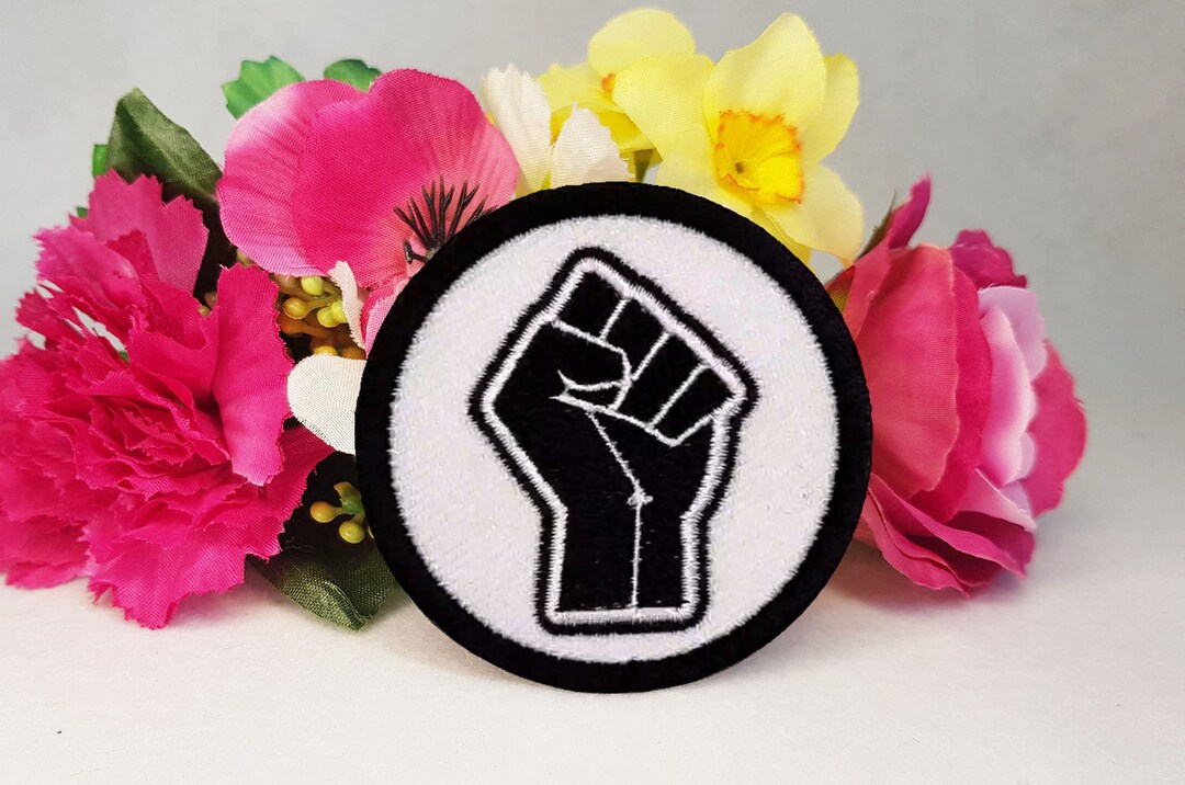 Black Lives Matter / Raised Fist Patch. Iron On, Velcro or Sew On! - Etsy
