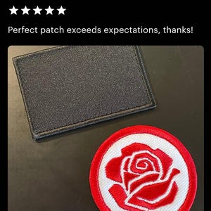 Anarchist Black Flag Patch – Embroidered 3 x 2 Inch image 3