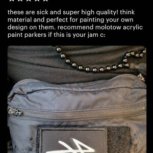 Anarchist Black Flag Patch – Embroidered 3 x 2 Inch image 2