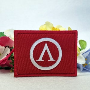 Luxemburgism flag embroidered patch. Iron On, Velcro or Sew On options!