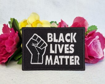 Black Lives Matter Patch – Embroidered 3 x 2 Inch