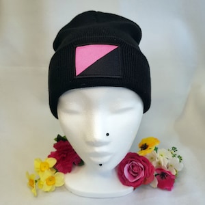 Queer Anarchy (Queer Anarchist) Beanie hat. (more colours available on request)