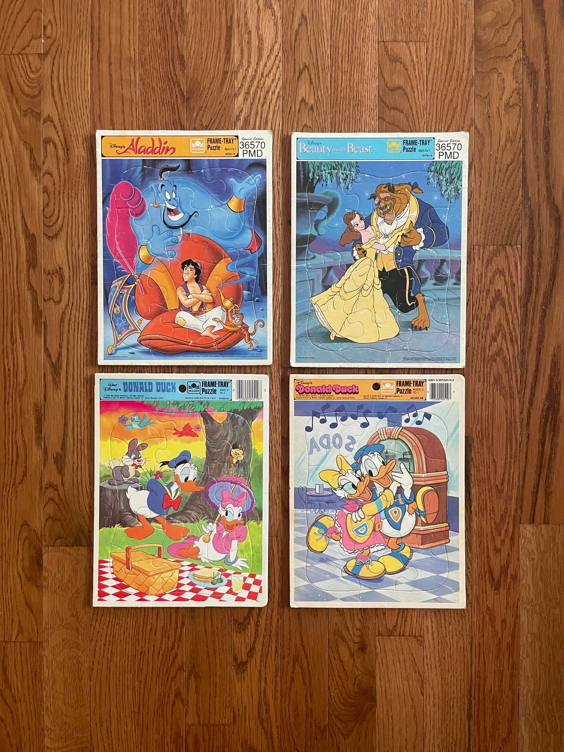 Vintage Disney Golden Frametray Puzzles you Choose Aladdin Etsy Canada