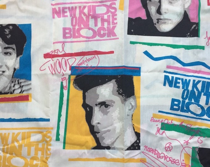 Vintage New Kids on the Block Curtain Panel Set of 2 1990 | Etsy