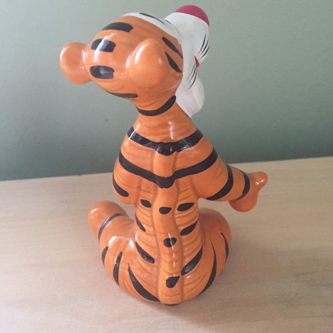 Vintage Walt Disney Tigger Ceramic Figurine Made in Japan Etsy
