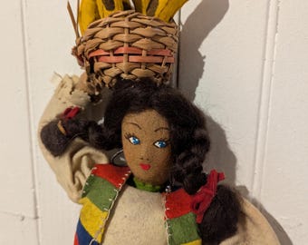 Vintage felt doll