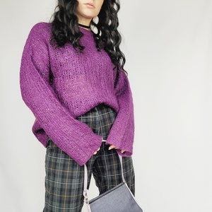 Baggy Purple Sweater Etsy Canada