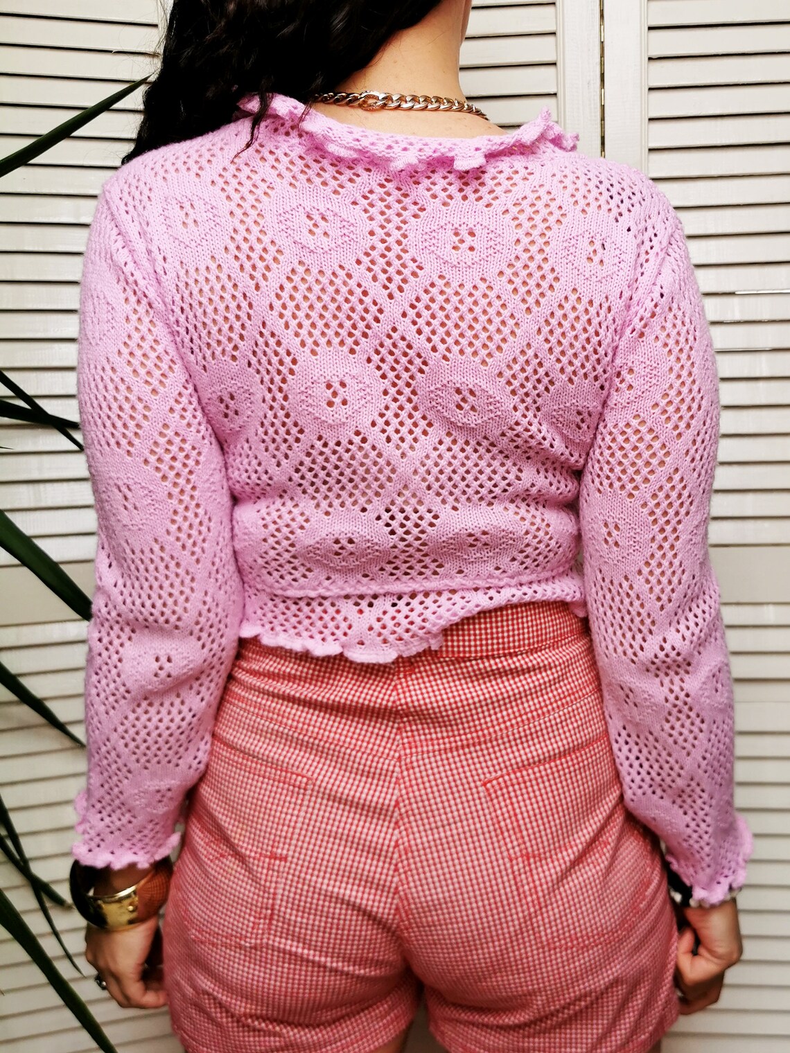 cropped cardigan 90s