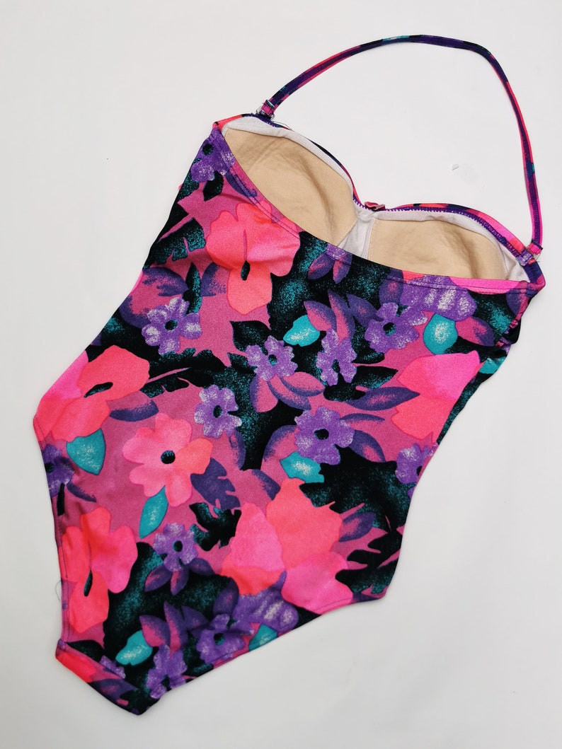 Pan Dulce Swimwear Vintage 90s Cherry Print One Piece Swimsuit Size 9/10 NWT main image 1