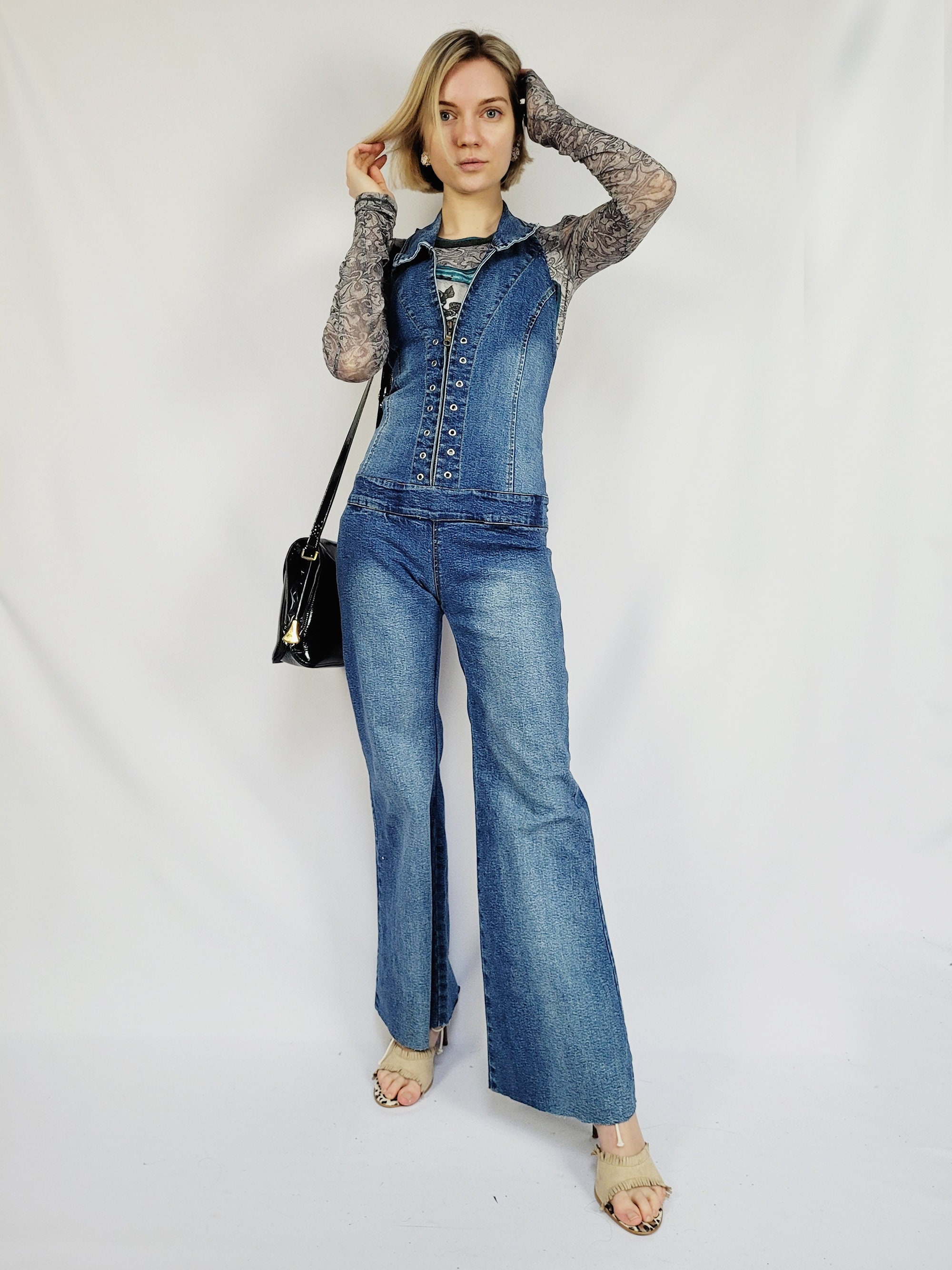Sexy Jeans Overalls -  UK