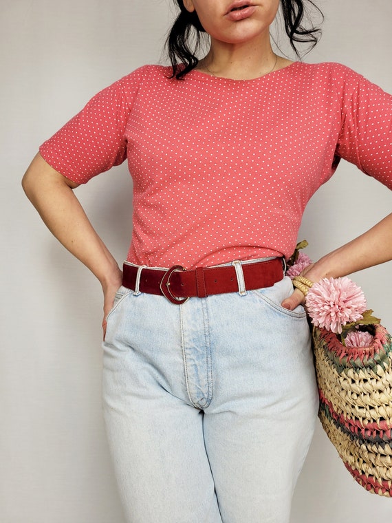 vero moda polka dot top