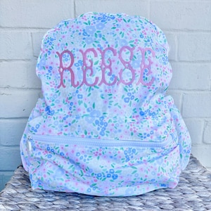 Kids Water Resistant Pattern Backpack | Diaper Bag Wipe Clean