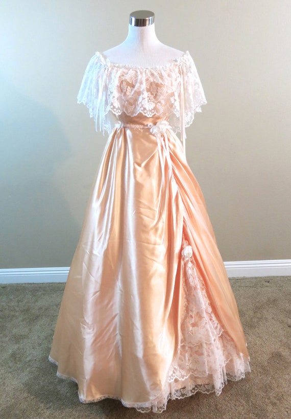 belle style prom dress
