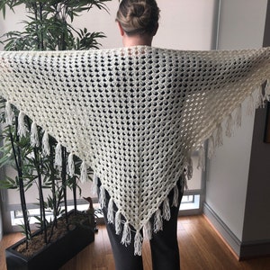 11 colors: Medium Fringed Triangular Shawl, Pioneer Shawl, Frontier Shawl