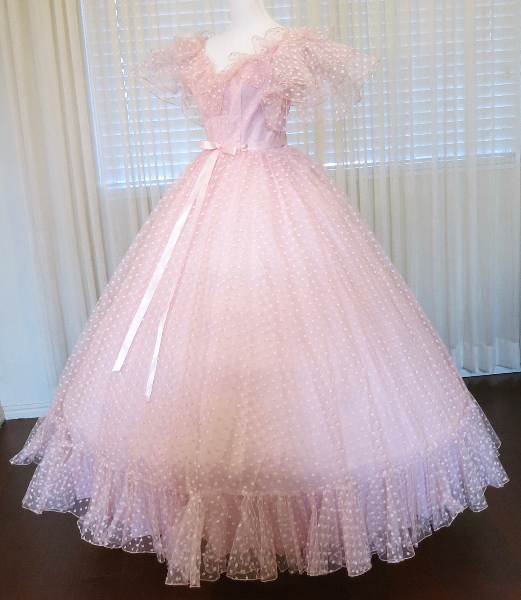 Vintage Mike Benet Gown Prom Dress Southern Belle Style Etsy