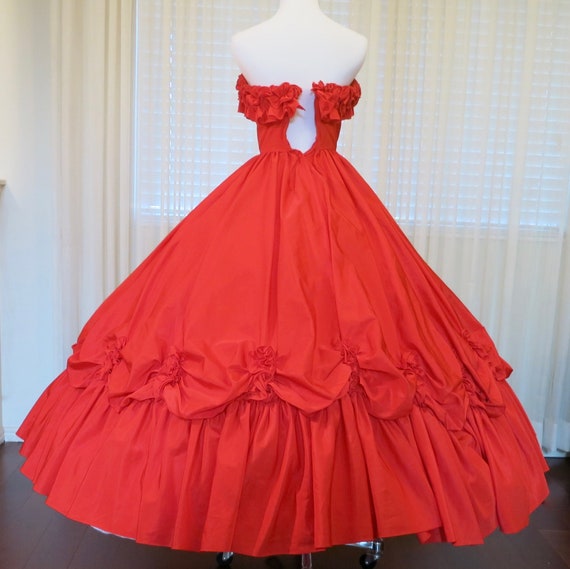 Vintage Mike Benet Ball Gown, Vintage Prom Dress … - image 5