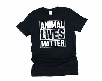 Vidas de animais são importantes, todas as vidas são importantes, direitos dos animais, camisa vegana, amante dos animais, camisa dos direitos dos animais, vidas de cães são importantes, camiseta vegana