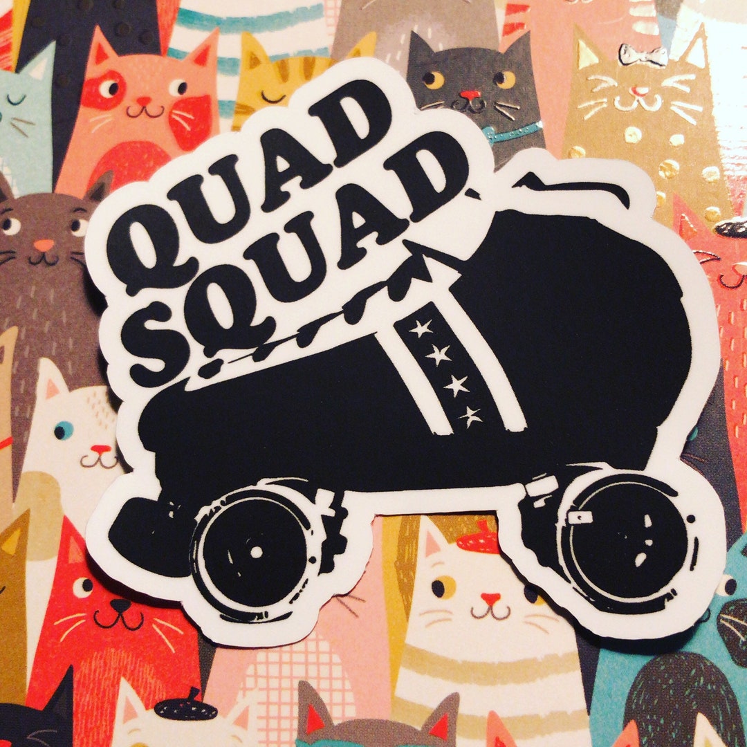 QUAD SQUAD Sticker - Etsy