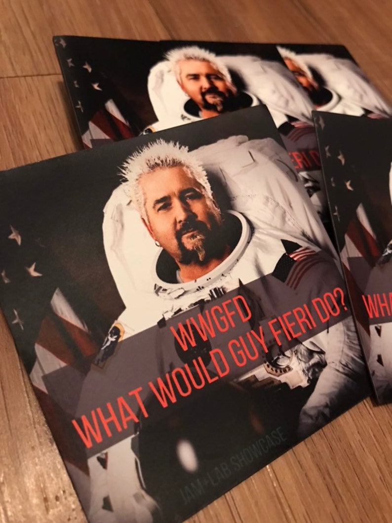 WWGFD What Would Guy Fieri Do Inspirational Fridge Magnet image 3