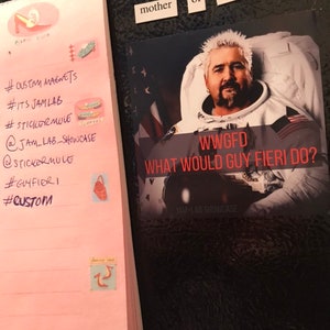 WWGFD What Would Guy Fieri Do Inspirational Fridge Magnet image 1