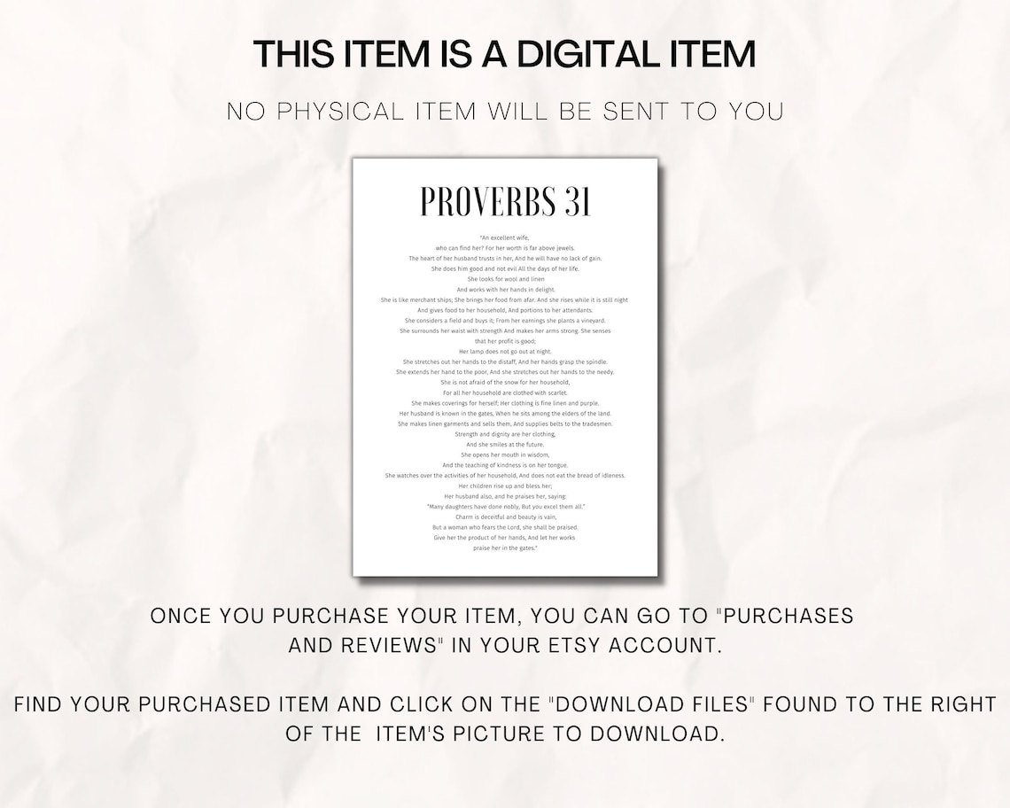 Proverbs 31 Printable Proverbs 31 Woman Black and White - Etsy