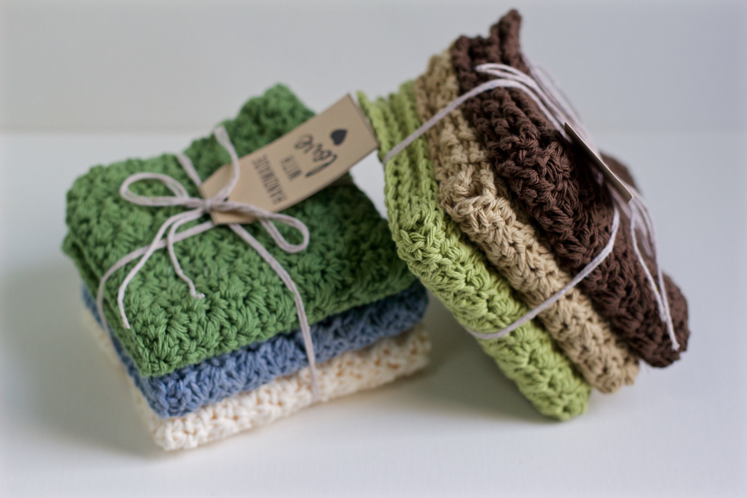 Handmade Washcloths 100 Cotton Handmade Housewarming Gift Etsy