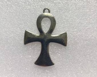 Cross Pendent Necklace Stainless Steel Unisex's Chain Crucifix Silver Color