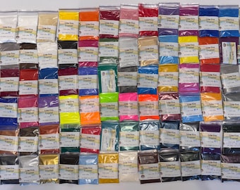 Pinturas en polvo para esmaltado horneado. Polvo de baja cocción. Esmalte de baja temperatura para metal, arcilla polimérica, vidrio y madera. Esmalte cloisonné Imagic.