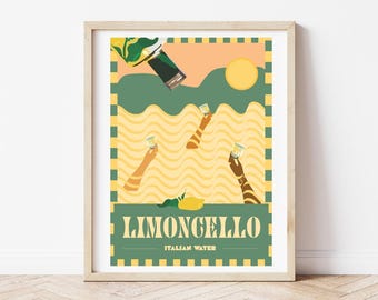 Limoncello Italian Water Wall Print