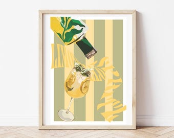 Lámina decorativa de Limoncello Spritz