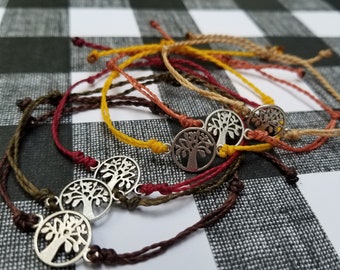The Talisman | Autumn Mabon Giving Tree Charm Bracelet | Trick or treat alternative | Autumn Fall Jewelry