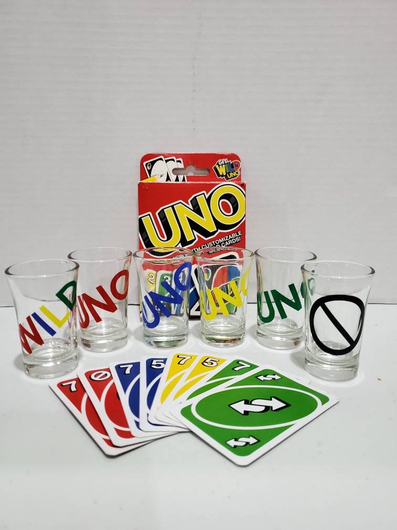 Shot Glass Game Sets Etsy
