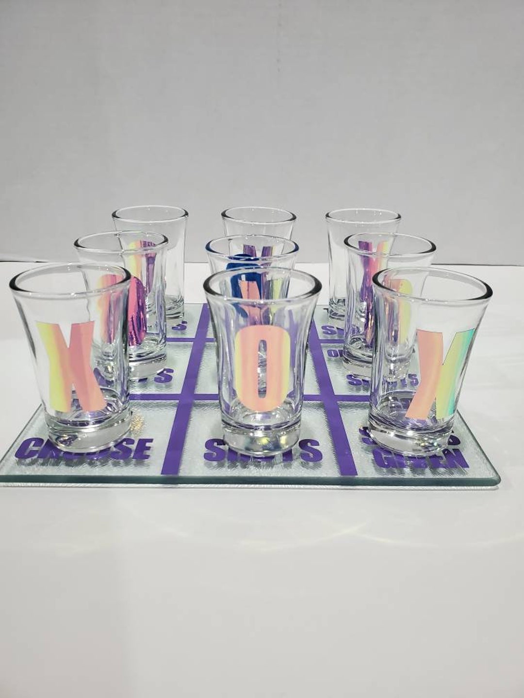 Shot Glass Game Sets Etsy