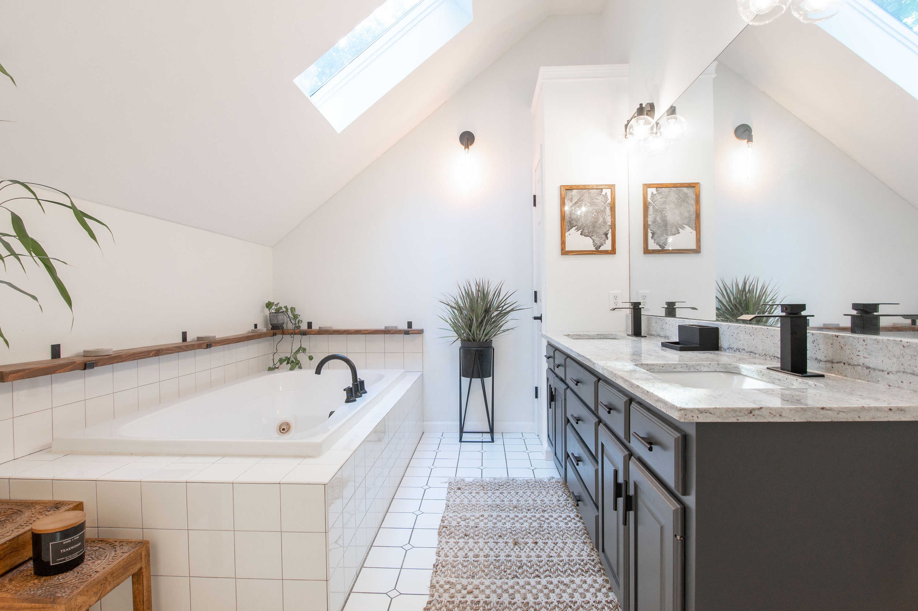 Farmhouse Floating Shelf With Salvaged Steel Handmade | Etsy