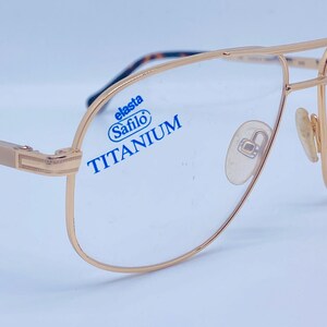 SAFILO titanium 132 002 59 16 140 vintage glasses DEADSTOCK