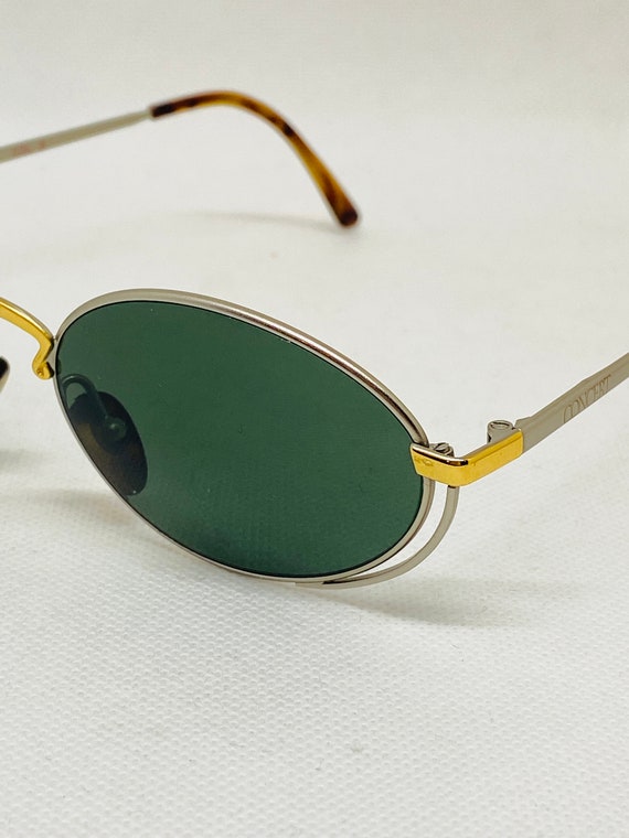 GDC Round Sunglasses イエロー Vintage 1900's Men's Turn of Century Sunglasses Yellow
