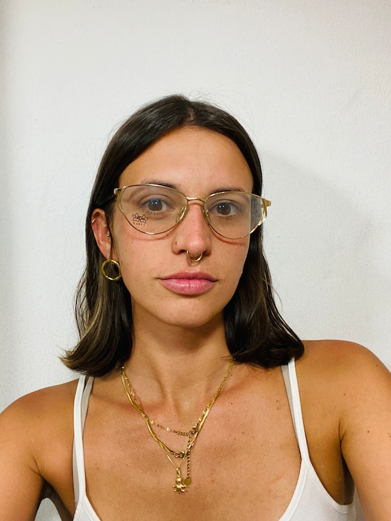 LUXOTTICA 2151 gep 18k 54 14 130 vintage glasses DEAD… - Gem